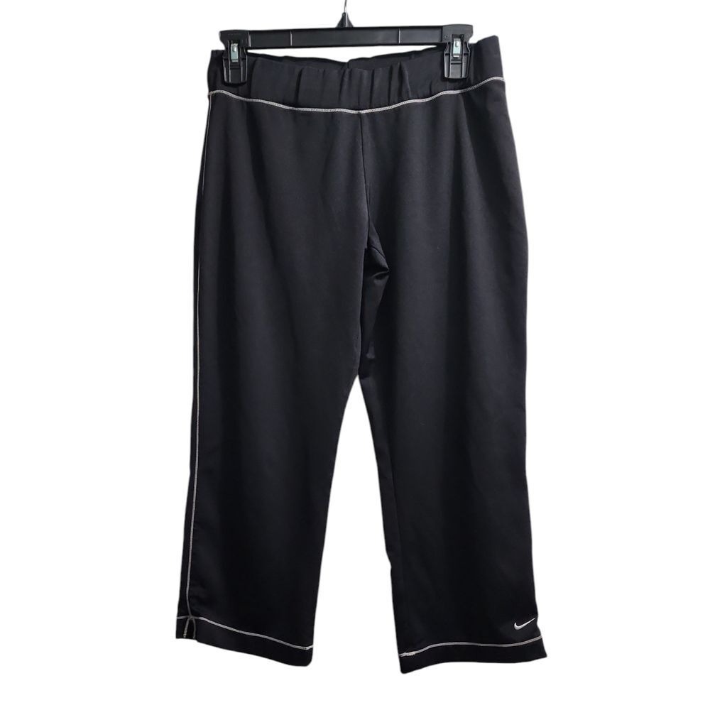 Nike Athletic Capri Pants Black Workout Running Yoga Activewear Small